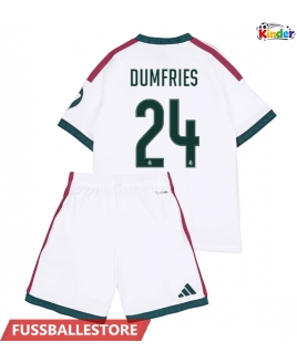 Günstige Real Madrid Denzel Dumfries #24 Heimtrikotsatz Kinder 2026-27 Kurzarm (+ Kurze Hosen)